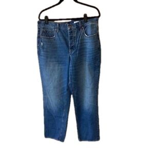 NEW J. Crew Factory High Rise Straight Jeans Size 31 Premium Edition